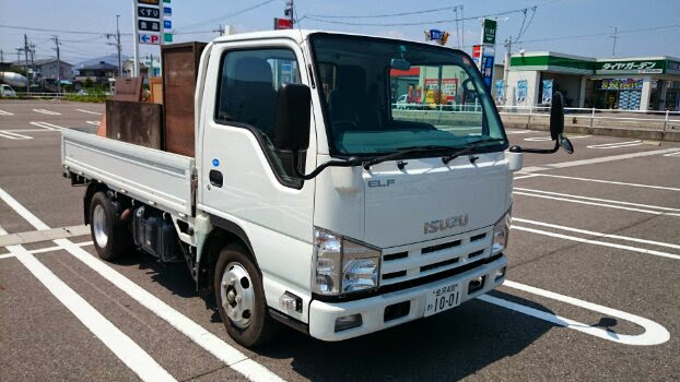 借りた2tトラック